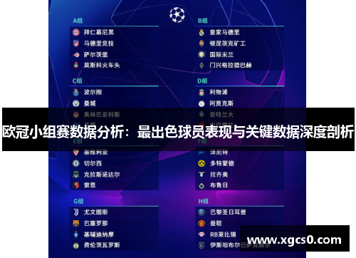 欧冠小组赛数据分析：最出色球员表现与关键数据深度剖析